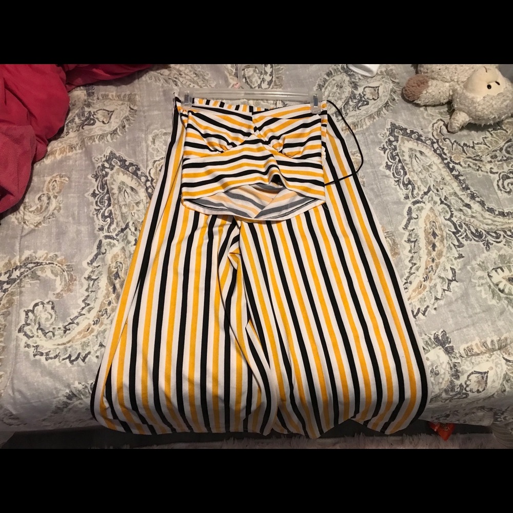 Yellow 2 piece outfit